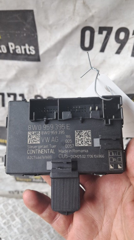 Modul usa stanga spate Audi A4 B9 2.0 TDI quattro sedan cod motor DEUA,an an 2017 cod 8W0959395E