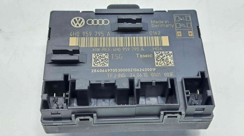 Modul usa stanga spate Audi A8 (4H) [Fabr 2010-2017] 4H0959795A