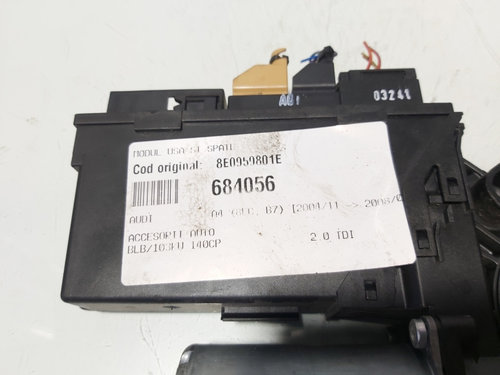 Modul usa stanga spate, cod 8E0959801E, Audi A4 (8EC, B7) (id:684056)