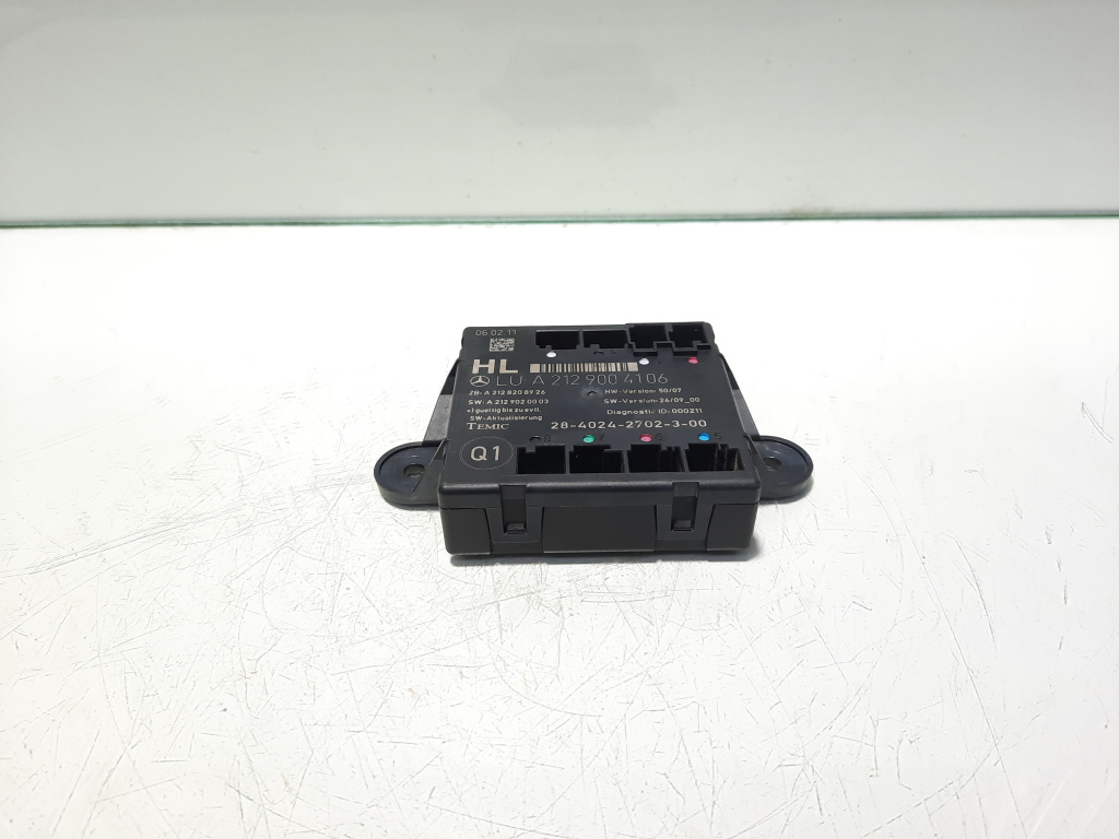 Modul usa stanga spate, cod A2129004106, Mercedes Clasa E (W212) (id:499973)
