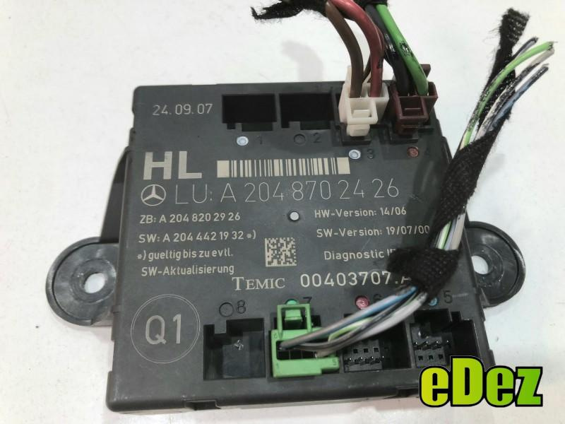 Modul usa stanga spate Mercedes C-Class (2007-2010) [W204] a2048702426