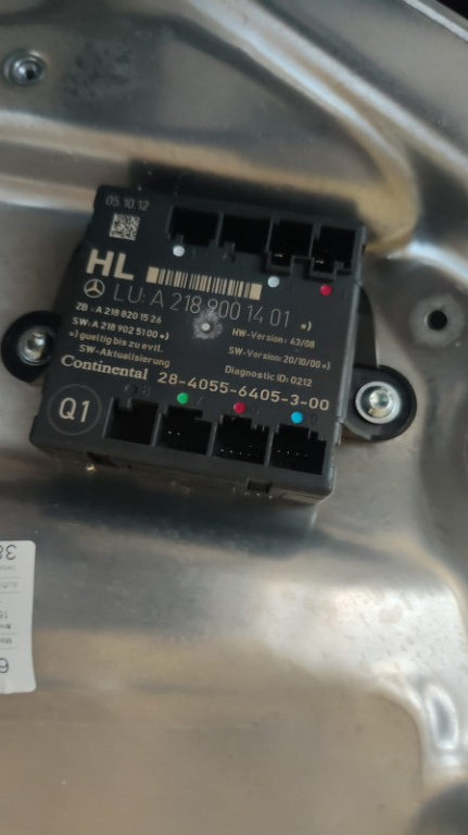 Modul usa stanga spate Mercedes C-Klass W204 2.2 CDI 170Cp/125 kW,cod motor OM651911 ,an 2013 A21890...