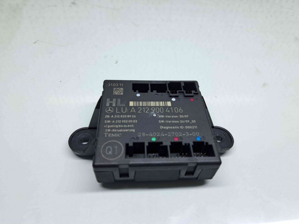 Modul usa stanga spate Mercedes Clasa C (W204) [Fabr 2007-2014] A2129004106