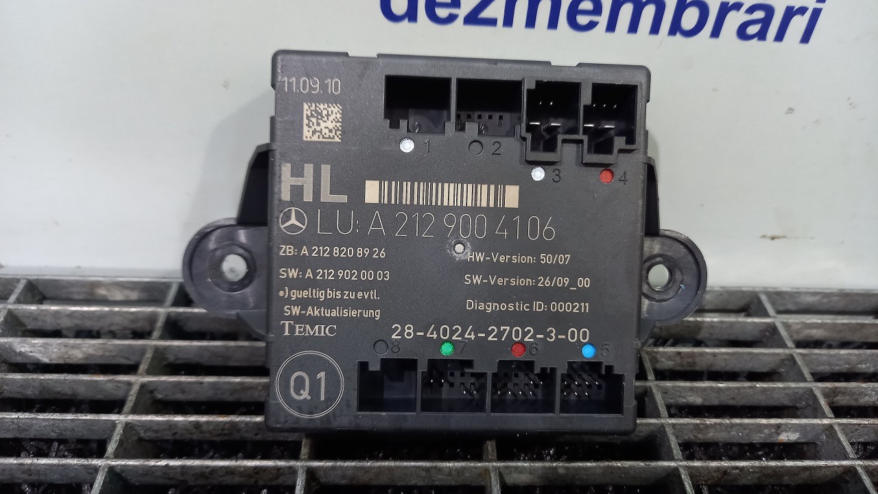 MODUL USA/STANGA SPATE MERCEDES E-CLASS - - (2009 2016)
