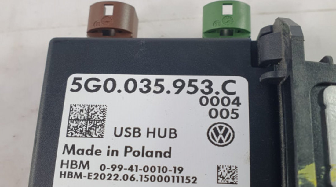 Modul USB 5g0035953c Skoda Superb 3 [2015 - 2020]