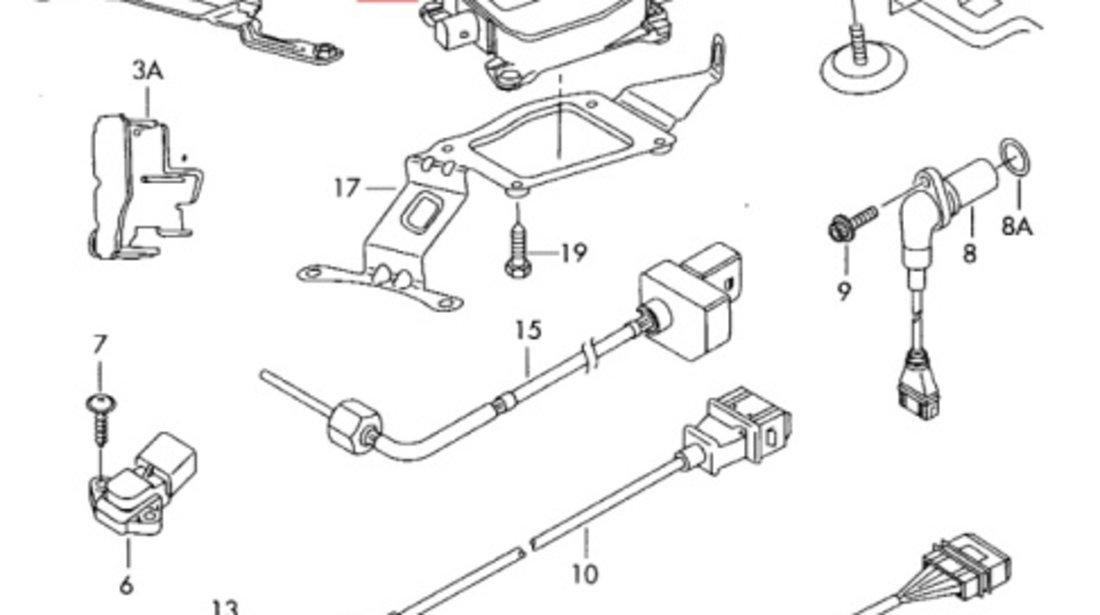 Modul vacuum SKODA FABIA (6Y2) [ 1999 - 2008 ] 1.2 (AZQ, BME) 47KW|64HP VAG OEM 6Q0906625A