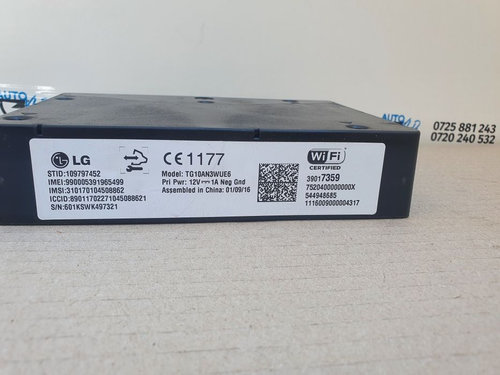 Modul wifi Hotspot Opel Astra K 39017359