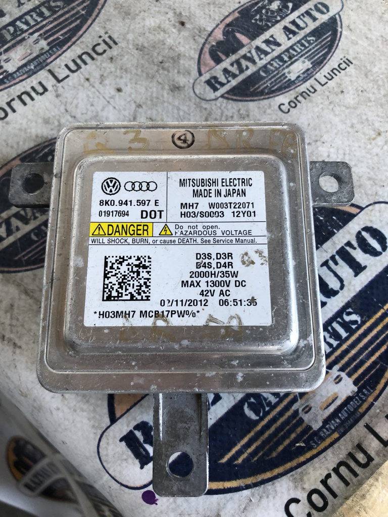 Modul xenon dreapta Audi Q3 2012, 8K0941597E