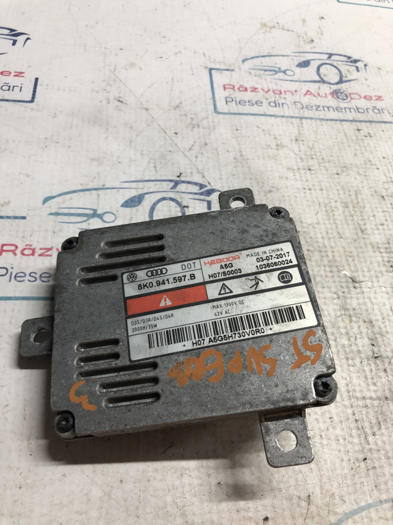 Modul xenon stânga Skoda Superb 3 2017, 8K0941597B