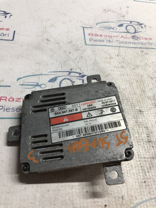 Modul xenon stânga Skoda Superb 3 2017, 8K0941597B