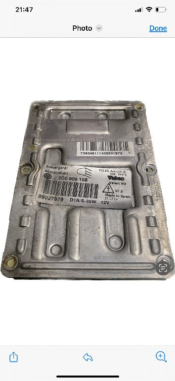 Modul xenon Volkswagen Touareg - 3D0909158