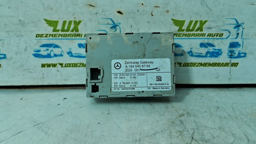 Modul zentraless gateway A1645406745 Mercedes-Benz ML W164 [2005 - 2008]