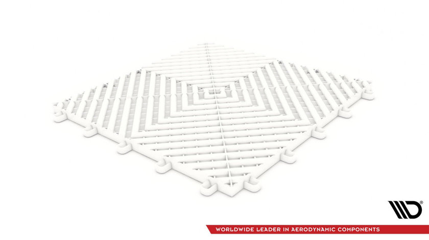Modular "MAXTON Floor" MXFL-TILE-WHITE-9