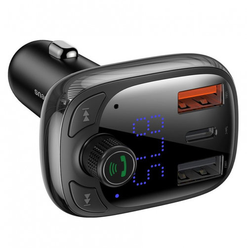 Modulator Bluetooth FM Baseus Încărcător Auto Bluetooth 5.0 PPS Încărcare Rapidă QC4.0 Livrare...