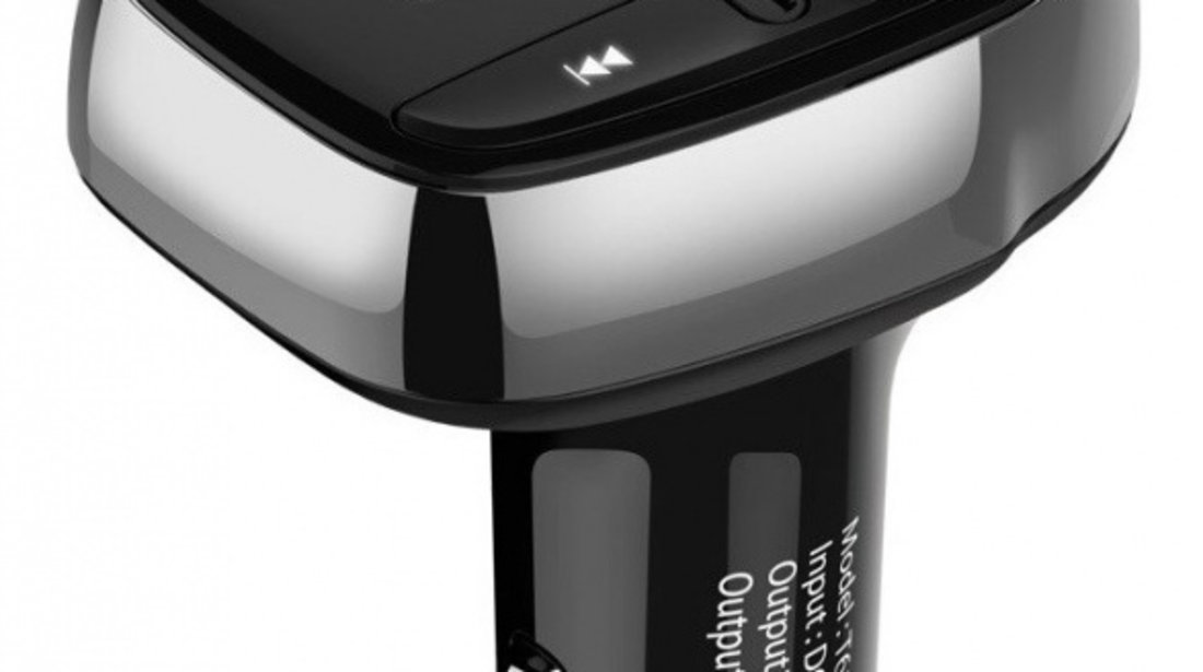 Modulator FM 12-24V Bluetooth 5.0 cu functie de incarcator auto Super Charge 3.0 - T61 166200