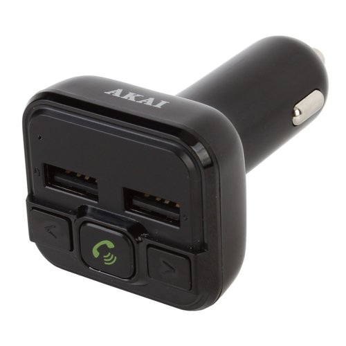 Modulator FM Akai FMT-20BT Bluetooth USB Micro SD Card Reader Functie Incarcator Telefon Microfon In...