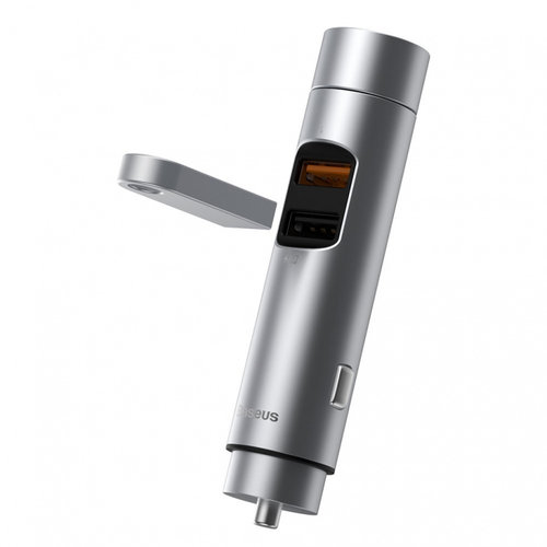 Modulator FM Baseus Bluetooth 5.0 Incărcător Auto 2 x USB 3 A 18 W PPS Quick Charge 3.0 AFC FCP Ar...