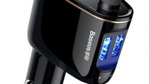 Modulator Fm Bluetooth 2 Porturi Usb Baseus Transm...