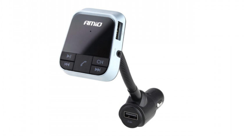 Modulator FM Bluetooth, Dual USB 2.4A, microSD AVX-AM02250