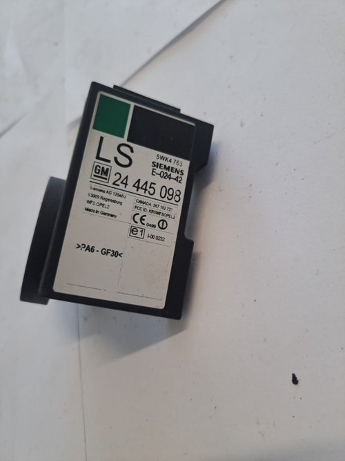 Modulator imobilizator Opel Astra G - COD 5WK4763/ 24445098