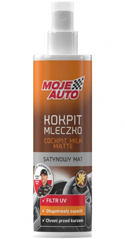 Moje Auto Solutie Curatat Bord Si Plastice Aspect Satin Mat Vanilie 300ML 19-569