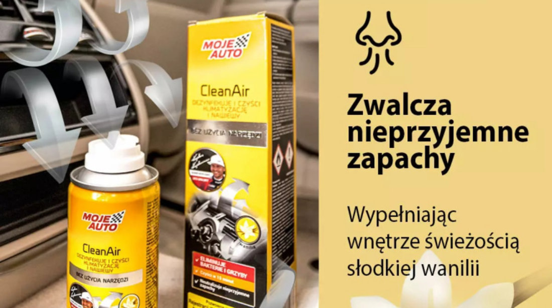 Moje Auto Spray Curatat Clima Vanilla 150ML 19-599