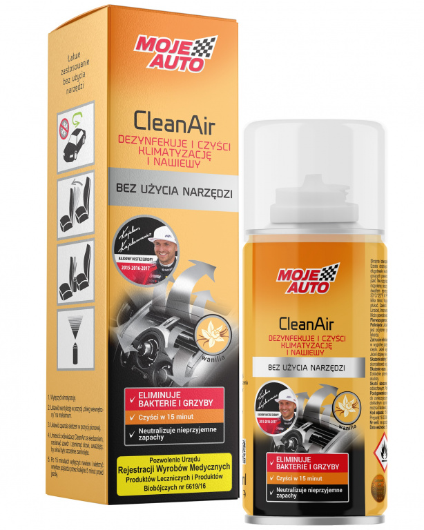 Moje Auto Spray Curatat Clima Vanilla 150ML 19-599