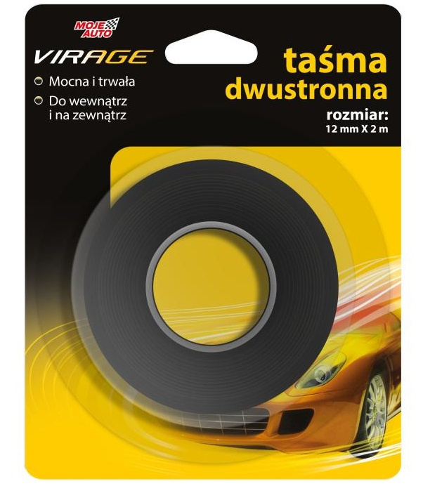 Moje Auto Virage Banda Dublu Adeziva 12 mm x 2 m 96-023