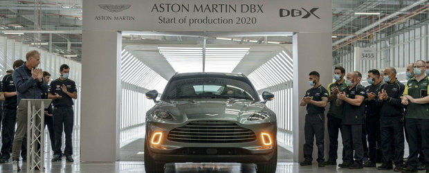 Moment istoric pentru Aston Martin. Primul SUV al companiei a intrat in productie