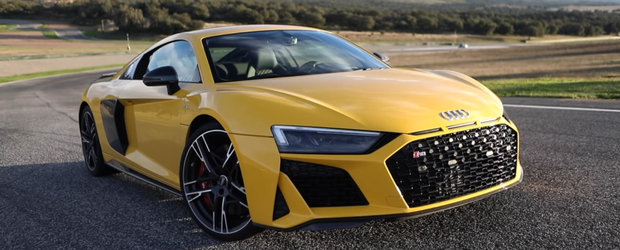 Momentul pe care-l asteptai de mult. Primul VIDEO in detaliu cu noul AUDI R8 V10 Performance