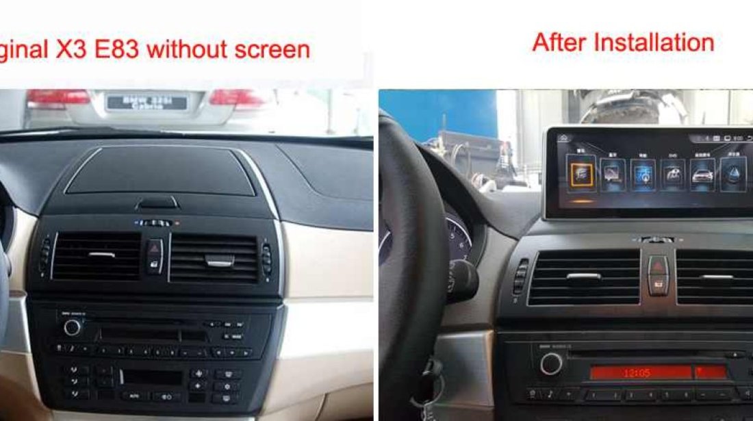 Monitor 10.25" cu Navigatie Android Dedicat BMW X3 E83 WITSON BL8283 Bluetooth GPS USB