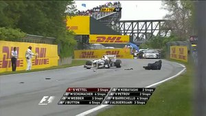 Monitor de cursa amuzant la Montreal Grand Prix