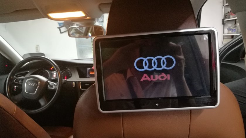 MONITOR TETIERA CU ANDROID Audi A7 10" USB SD 1080P INTERNET WIFI BLUETOOTH TOUCHSCREEN REZOLUTIE