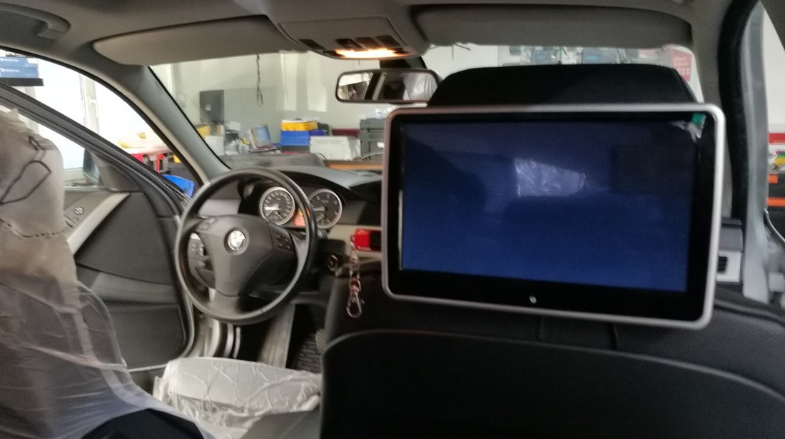 MONITOR TETIERA CU ANDROID BMW X1 X3 X4 X5 X6 TRAVELMATE 10" USB SD 1080P INTERNET REZOLUTIE HD