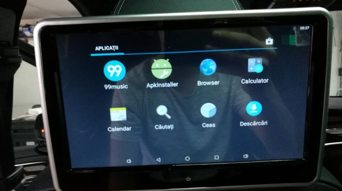 MONITOR TETIERA CU ANDROID Mercedes BENZ A CLASS TRAVELMATE 10" USB SD 1080P INTERNET REZOLUTIE HD