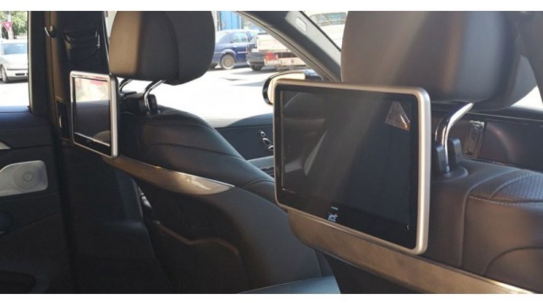 MONITOR TETIERA CU ANDROID Mercedes BENZ A CLASS TRAVELMATE 10" USB SD 1080P INTERNET REZOLUTIE HD