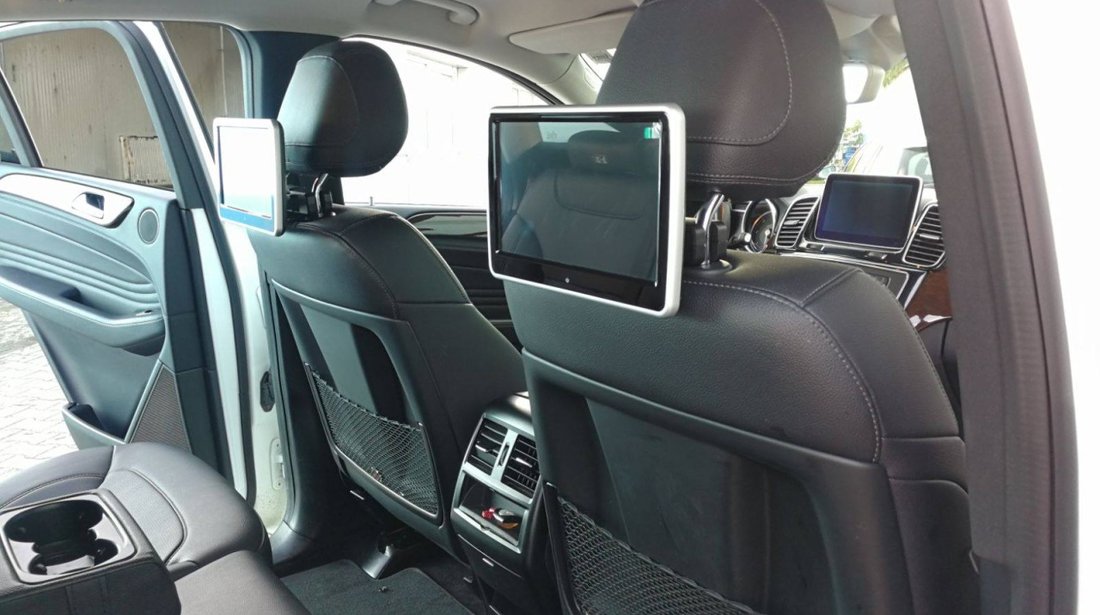 MONITOR TETIERA CU ANDROID MERCEDES G CLASS TRAVELMATE 10" USB SD 1080P INTERNET REZOLUTIE HD