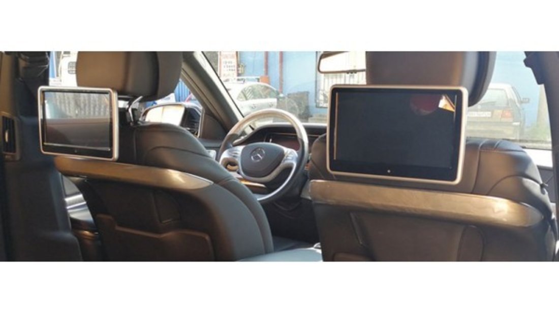MONITOR TETIERA CU ANDROID Range Rover Evoque TRAVELMATE 10" USB SD 1080P INTERNET REZOLUTIE HD