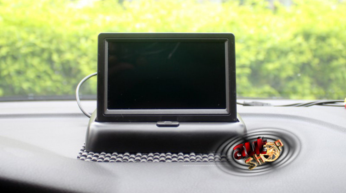 Monitor video auto pliabil cu ecran de 4.3"