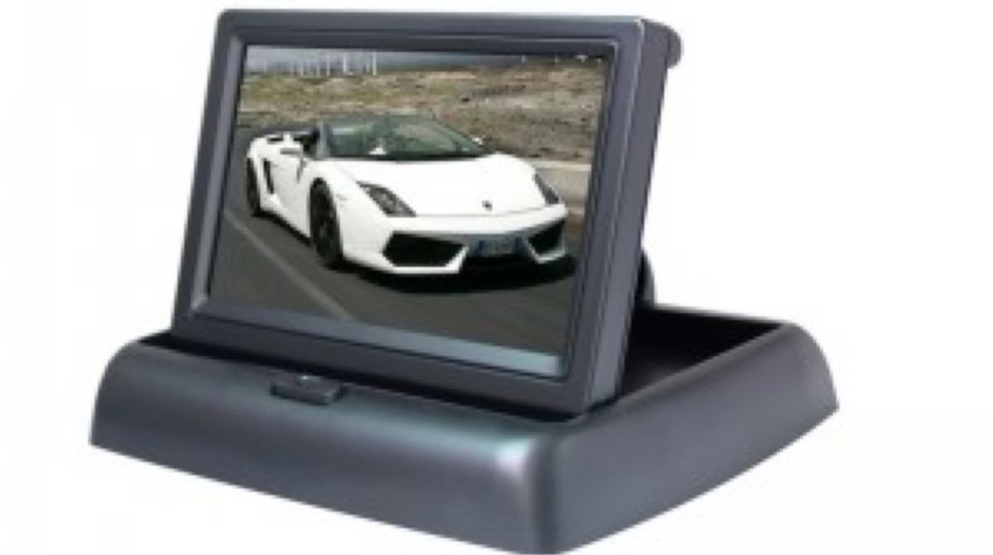Monitor Video Auto Rabatabil Lcd 4,3 inch Pentru Camera Marsarier Model WS 438