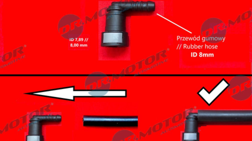 Montaj furtun, furtun combustibil (DRM0165Q DRM)