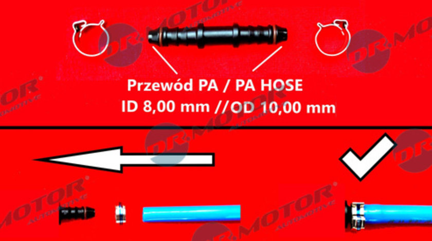 Montaj furtun, furtun combustibil (DRM0171Q DRM)