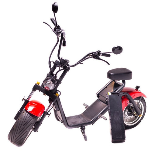 Moped Electric FreeWheel Motor S1 Rosu Autonomie 40 Km Viteza 45 Km/h Omologat Rar Motor 1200 W 4250...