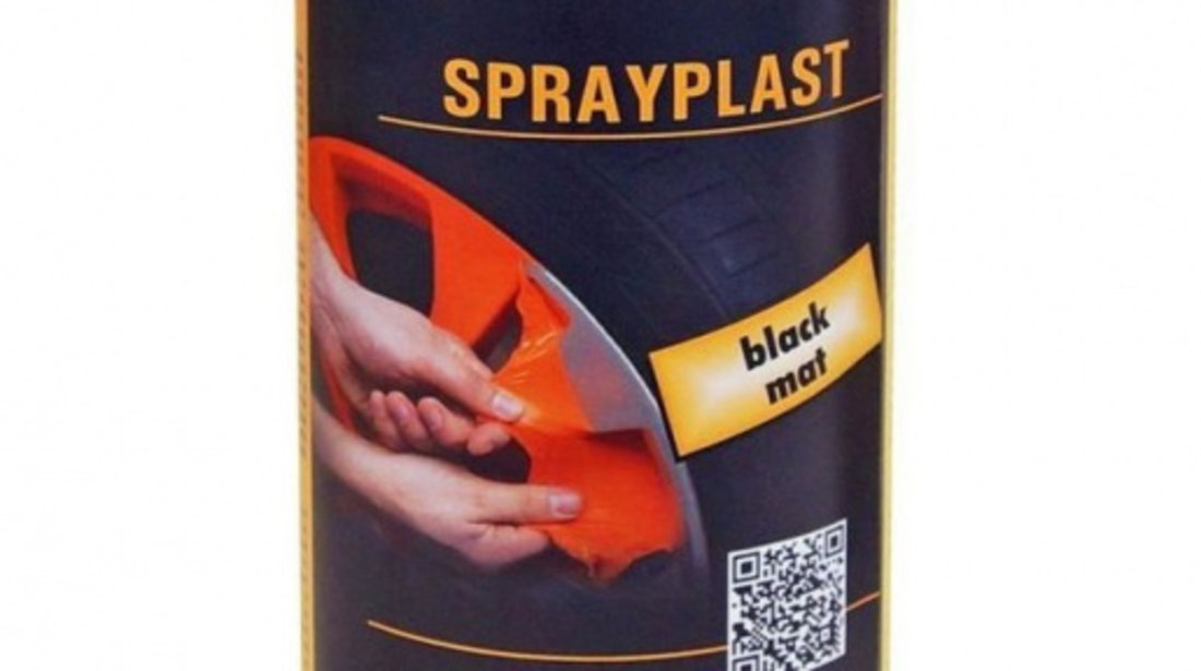 Motip Spray Vopsea Folie Detasabila Negru Mat 400ML 396519