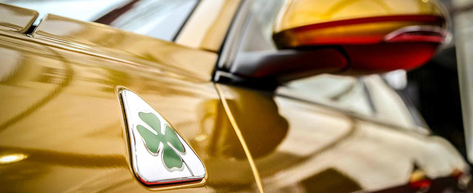 Motivul pentru care ALFA ROMEO a facut o Giulia aurie. Fanii cer insistent aceasta culoare in paleta oficiala Motivul pentru care ALFA ROMEO a facut o Giulia aurie. Fanii cer insistent aceasta culoare in paleta oficiala