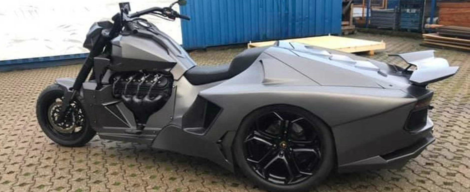 Motocicleta Care Seamana Cu Un Lamborghini Propulsia E Asigurata