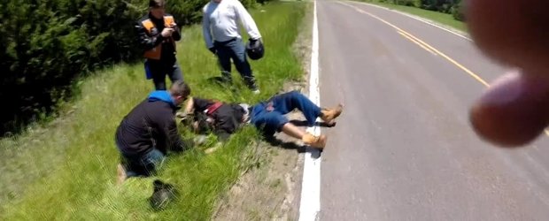 Motociclist in coma dupa o defectiune tehnica