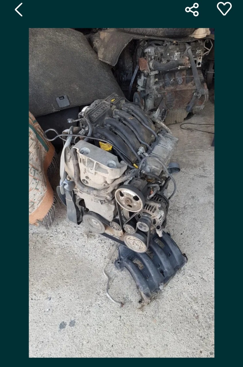 Motor 1.6 16v cod . 7700600552F renault laguna 2001 În stare bună