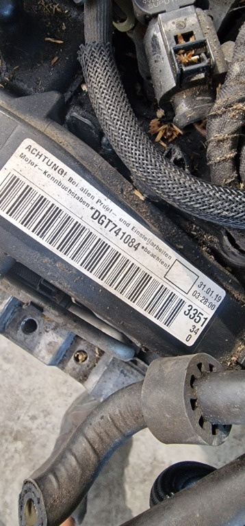 Motor 1.6 tdi Euro 6 cod DGT Vw Seat Skoda Audi an 2019 115CP Euro 6