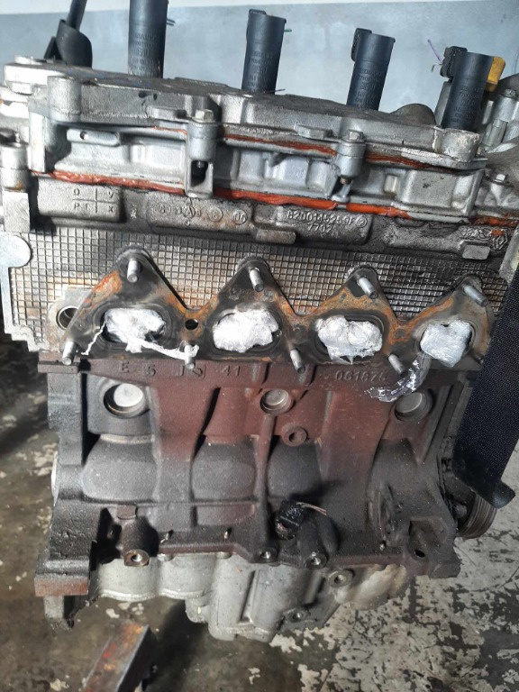 Motor 1.6b renault megane 2 k4md812